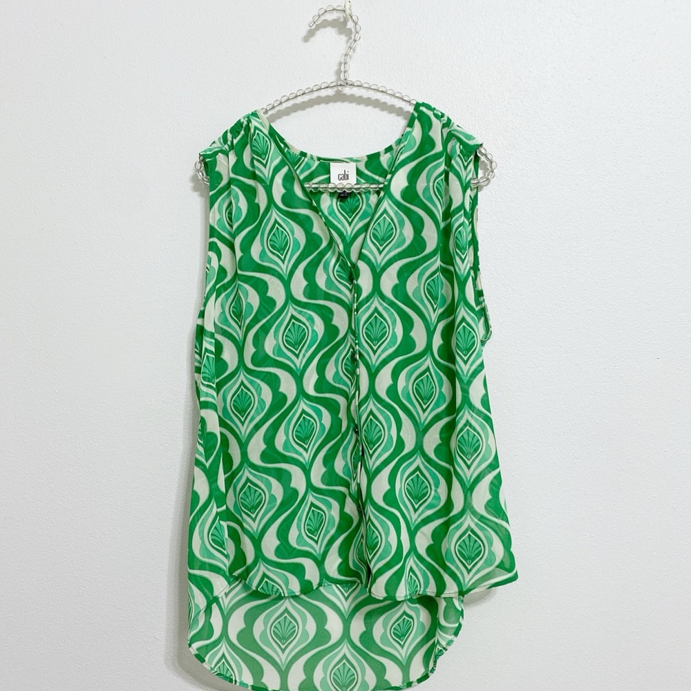 Cabi 6321 Scroll Print Top Spring 2023 Size Large… - image 3